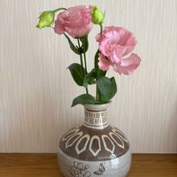 サボテン,トルコキキョウ,瑠璃兜,スーパー兜,花瓶の画像