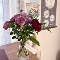 スカビオサ,ブルースター,ミニブーケ,北海道の画像