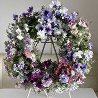 ギャザリング,ギャザリング教室,パンジー・ビオラのリースの画像