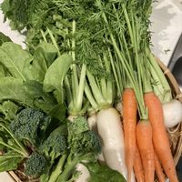 ニンジン,大根,ブロッコリー,ダイコン,花のある暮らしの画像