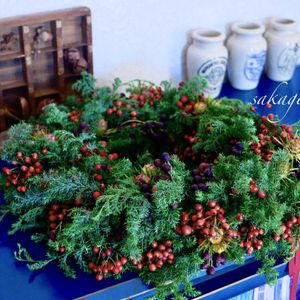 ケヤキ,サンキライ,ローズヒップ,アンティーク,古道具の画像