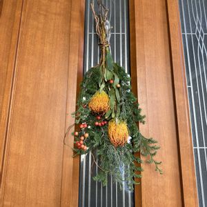 スワッグ,花のある暮らし,玄関アプローチの画像