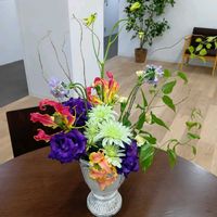 いけばな,生け花,職場に花を,職場のいけばなの画像