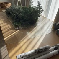 ハンドメイド,花のある暮らし,クリスマスリース,作業台の画像