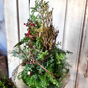 お花屋さん,クリスマスツリー,クリスマスアレンジ,クリスマス月間の画像