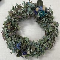 ドライフラワー リース,小さな幸せ,優しい気持ち,穏やかな毎日,小さな庭の画像