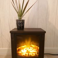 ドラセナ,観葉植物,北海道,初冬,暖炉の画像