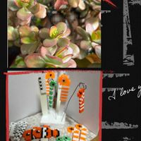 金のなる木,チンアナゴ,クマノミ,バラと夢CLUB,ロミさんのアイロンビーズの画像