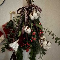 切り花,玄関アプローチの画像