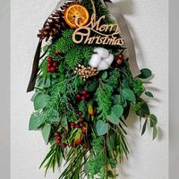 ハンドメイド,癒やし,ほっこり笑顔に,能登半島地震に心寄せて…,2024 クリスマスリースの画像