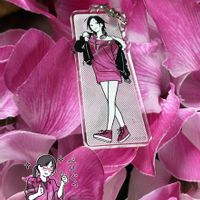 シクラメン,お散歩ちゃん,就職祝い,チーム愛知,お散歩ちゃんキーホルダーの画像