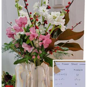 アルストロメリア,アルストロメリア,スイートピー,スイートピー,ストックの画像