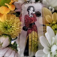 キク,お散歩ちゃんキーホルダー,お散歩ちゃん広報委員会,お散歩ちゃんマイベスト2025,まるまるお散歩ちゃんマイベスト2025の画像