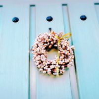 ナンキンハゼ,ナンキンハゼの実,手作りリースの画像