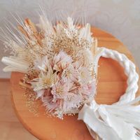 セルリア,秋色アジサイ,芍薬ドライフラワー,ブルニア。,花のある暮らしの画像