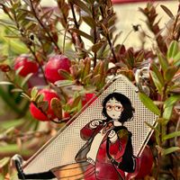 クランベリー,クランベリーの赤い実,お散歩ちゃんキーホルダー,かえでちゃん*°♡,ほしつながりの画像