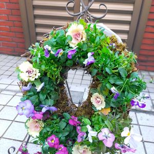 ローズマリー,寄せ植え,リース,花のある暮らし,GSに感謝。の画像