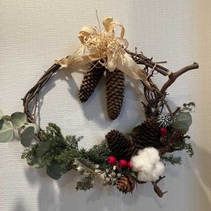 バラ,松ぼっくり,コットン,ユーカリ ポポラス,デンファレの画像