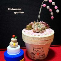 シャルルローズ,オレンジエボニーhyb,寄せ植え,可愛い,GSのみなさんに感謝♡の画像