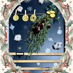 ブルーアイス,柚子,ユズ,ドライフラワー,バラ・ミニバラの画像