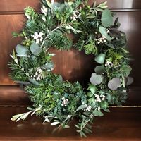 オリーブ,コニファー,ナンキンハゼの実,金キャラ,柊（ひいらぎ）の画像