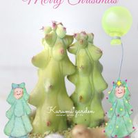 福禄竜神木,福禄竜神木,ミニジオラマ,サボテン イラスト,クリスマスツリーの画像