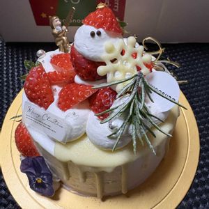 イチゴ,ローズマリー,クリスマスツリー,Merry Christmas,クリスマスケーキの画像