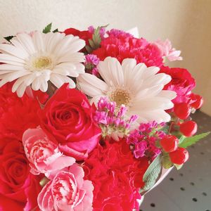 ブーケ,プレゼント,花のある暮らし,ピンク❤︎ピンクの画像