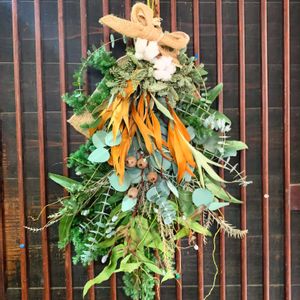 クリスマス,ドライフラワー,リース,ハンドメイド,手作りの画像