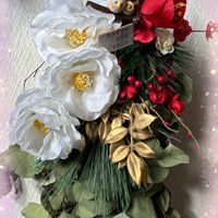 ブルーデージー,玉葉,正月飾り,GSのみなさんに感謝♡,❤️いいね、ありがとうの画像