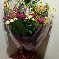 バラ,リンゴ,大きな花束,月曜日にはバラを,月曜日にビタミンカラーの画像