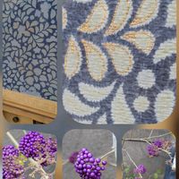 ガーベラ,コムラサキ,サザンカ,ポスター,餅花の画像