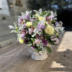 シロタエギク,葉牡丹セッションシリーズ　ティファニーホワイト,プチトリアノン・ローランサングレー,寄せ植え,ギャザリングの画像