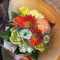 花束,成長中,アップ写真,茨城県の画像