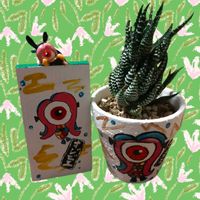 十二の爪,十二の巻,ピンクパンサーさんのリメ鉢,十二の日,繋がりに感謝♡の画像