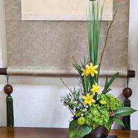 アレンジ,花のある暮らし,季節を楽しむ,和室の画像