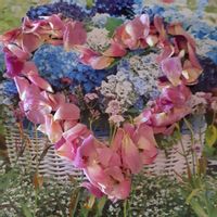 スターチス,ローズマリー,ハンスゲーネバイン,ウエディングベルズ,ラリッサ　バルコニアの画像