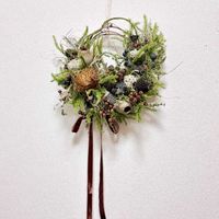 ドライフラワーリース,ドライフラワー アレンジ,ドライフラワー,リース,花のある暮らしの画像