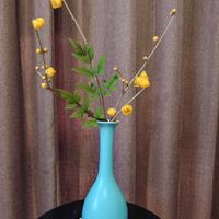 ナンテン,ロウバイ,花を生ける,今日のお花,今日の庭からの画像