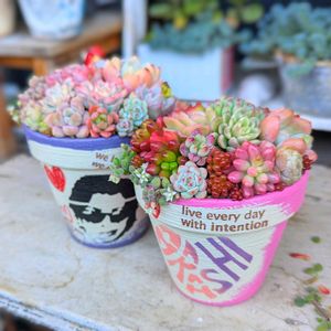 ハンドメイド,リメ鉢,手作り,リメイク,可愛い♥️の画像