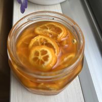 キンカン,金柑　蜂蜜漬け,手作り,楽しみ〜,癒しのひと時の画像