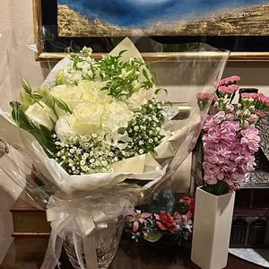 花束,白い花,鮮やか ,カラフル,Yks_gardenの画像