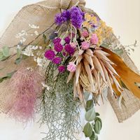 スターチス,ユーカリ,スモーク・ツリー,プロティア,千日紅（せんにちこう）の画像