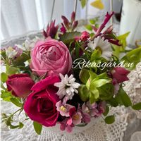 マーガレット,マーガレット,リナリア,リナリア,カラテアの画像