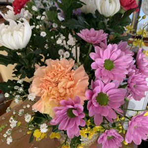 カーネーション,キク,オンシジューム,仏花,お葬式の画像