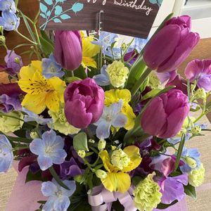 チューリップ,パンジー・ビオラ,ヒヤシンス,スイトピー,ヒヤシンス 水耕栽培の画像