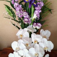 カサブランカ,カスミソウ,グラジオラス,スイートピー,ストックの画像