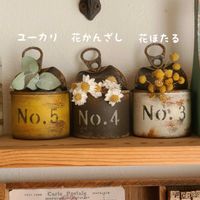 ドライフラワー,リメ缶,手作り,リメイク,花のある暮らしの画像