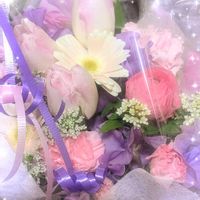 ガーベラ,スイートピー,チューリップの画像