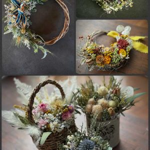 ドライフラワー,ドライフラワーアレンジ,フリマ,GSの繋がりに感謝♡の画像
